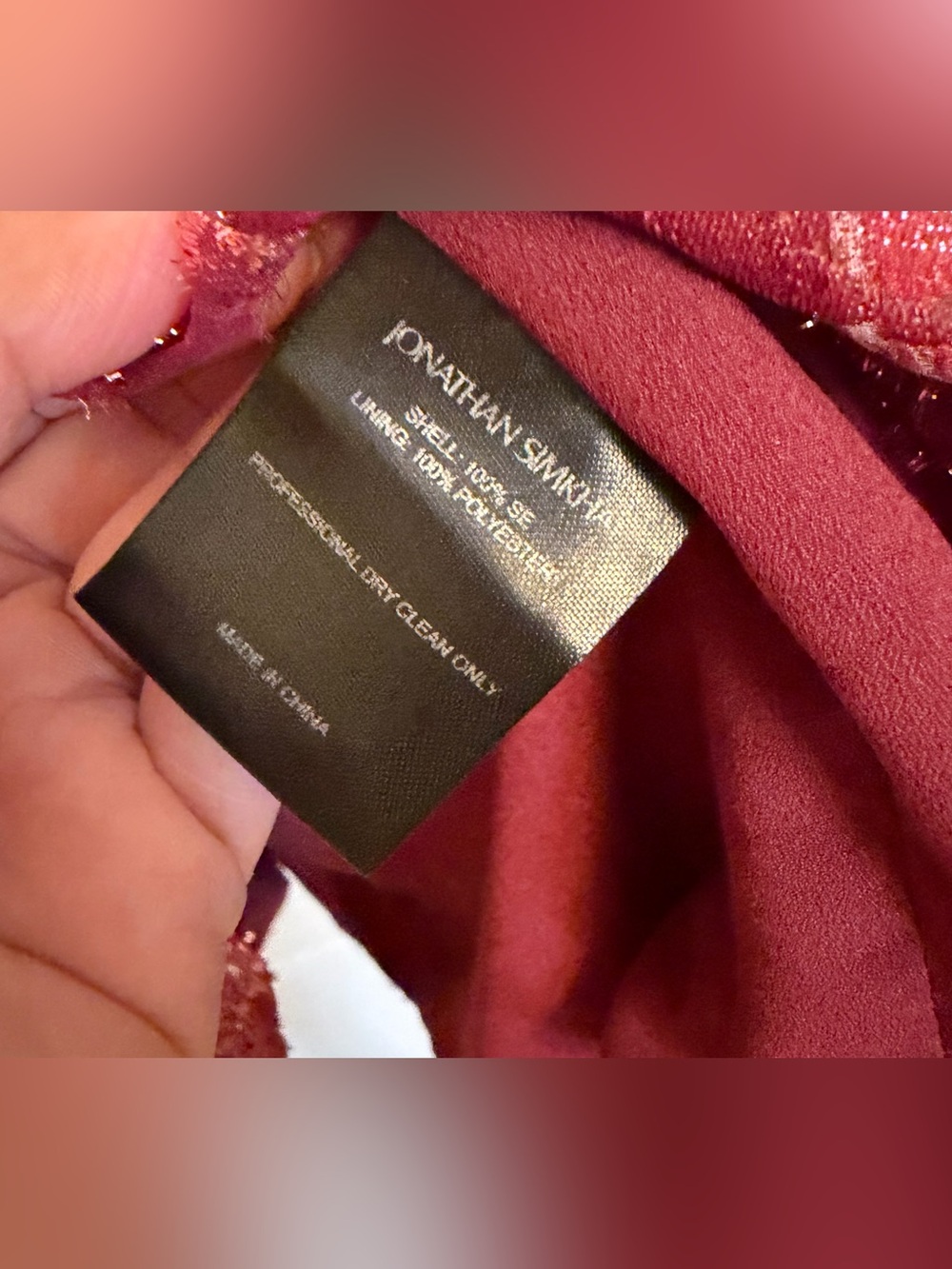 Jonathan Simkhai Vine metallic jacquard long sleeve midi dress - Picture 6 of 16